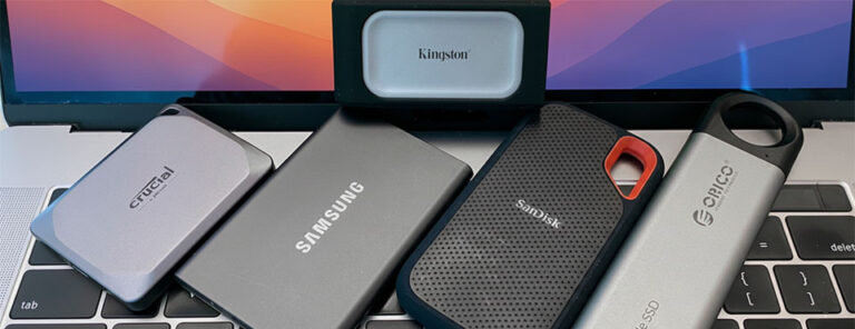 Five Fastest USB 3.2 SSDs Compared USB 3.2 SSD Round-up Comparing Crucial X9 Pro, Kingston XS2000, Orico C10, Samsung T7 & Sandisk Extreme V2